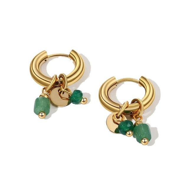 18K Gold Plated Hoop Earrings