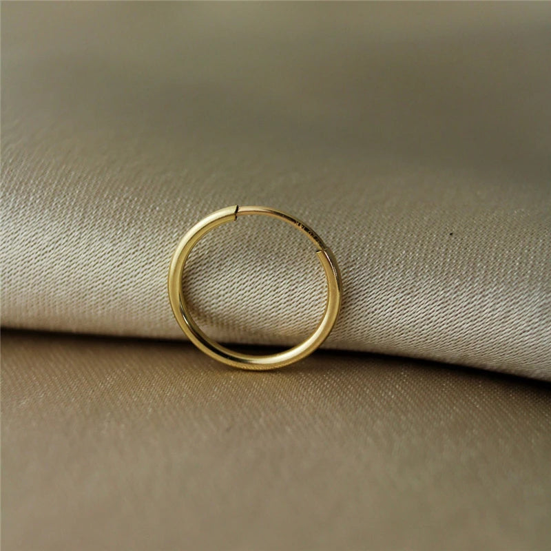 14K Gold Filled Endless Hoop Earrings