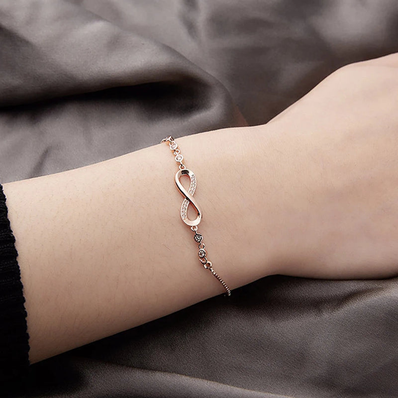 Crystal Infinity Bracelet