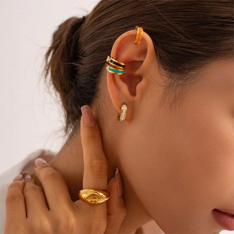 18K Gold Plated Mini Hoop Earrings