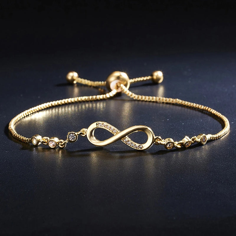 Crystal Infinity Bracelet