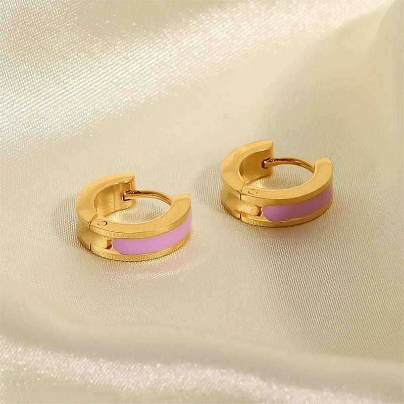 18K Gold Plated Mini Hoop Earrings