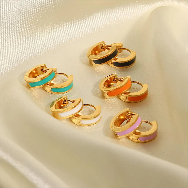 18K Gold Plated Mini Hoop Earrings