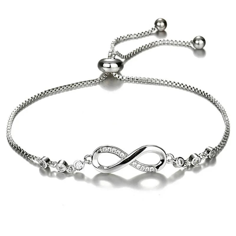 Crystal Infinity Bracelet